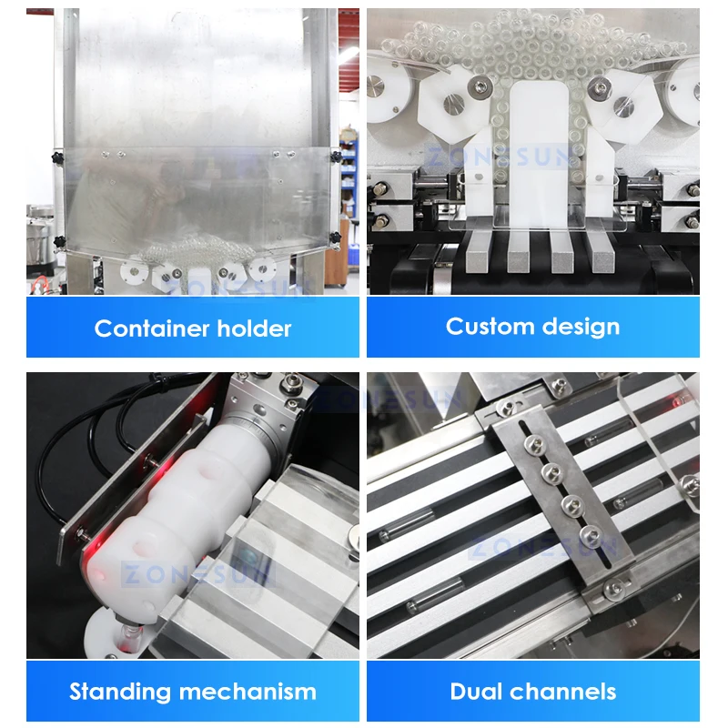 ZONESUN Perfume Filling Capping Machine 2 Nozzles Small Volume Liquid Filler Cologne Fragrance Scent ZS-AFC17