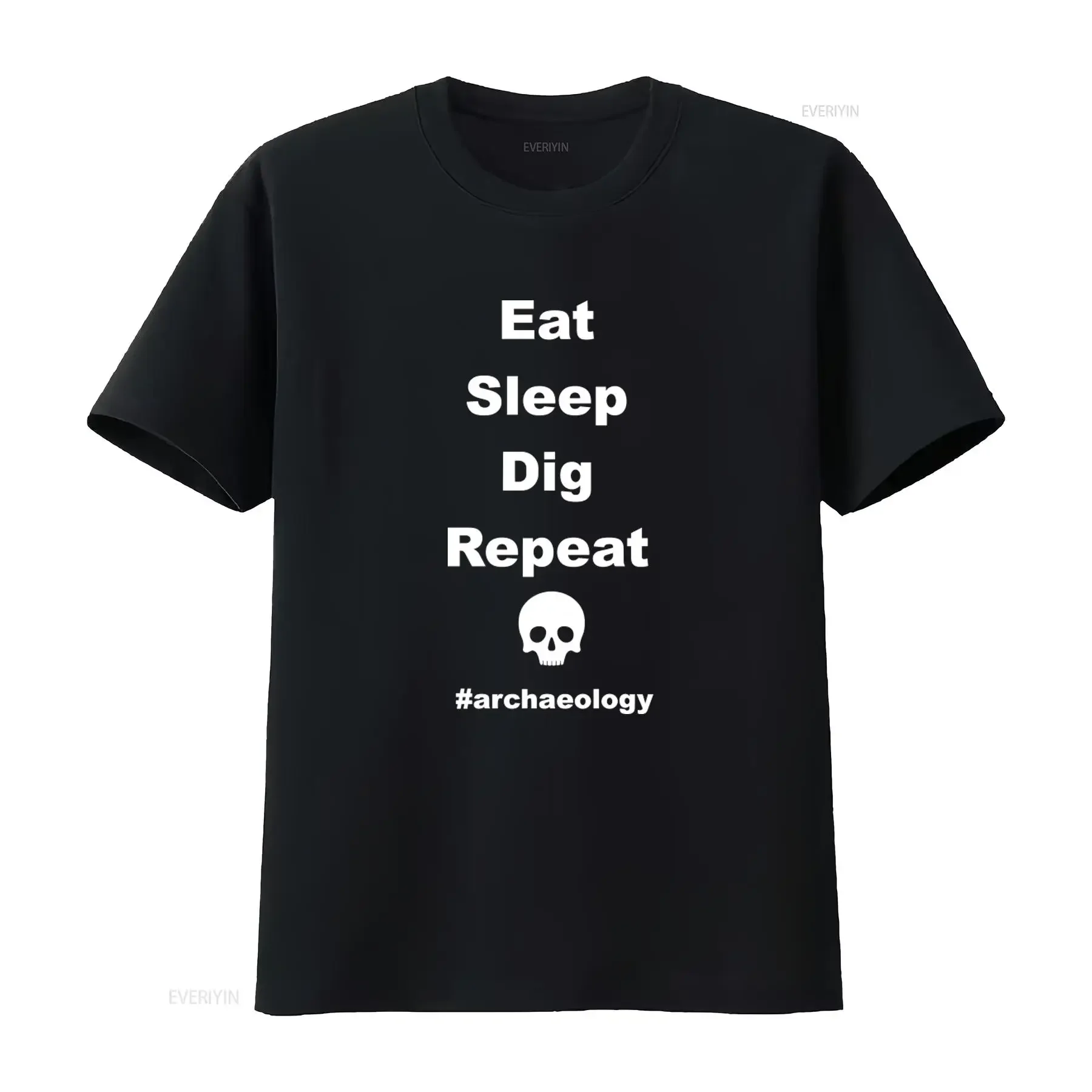 Archaeology Eat Sleep Dig Repeat T Shirt Unique Design for Archaeologists vintage Washed graphic Comfortable Soft streetwear