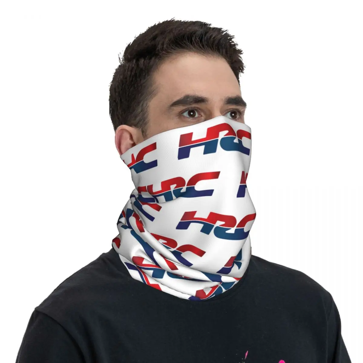 Hrc Motorcycle Sport Racing Moto Bandana Neck Gaiter Printed Balaclavas Mask Scarf Headwear Fishing Unisex Adult Windproof