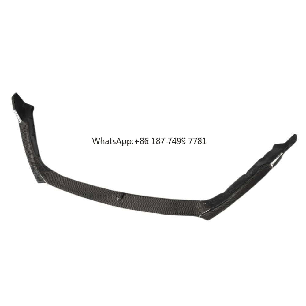 

Used for . F-TYPE Body Kit Genuine Carbon Fiber B-style Front Bumper Lip Front Lip Body Kit