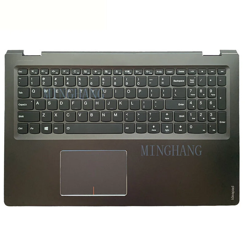 M  Laptop Upper C Cover Palmrest With US English Keyboard Touchpad Assembly For Lenovo Yoga 510-15IKB Flex4-1570 Flex4-1580 15.6