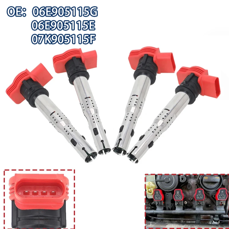bobine-d'allumage-pour-audi-q5-a3-a4-a5-a6-r8-a7-tt-vw-passat-cc-b7-sciricco-tiguan-07k905115f-07k905115g-4-pieces