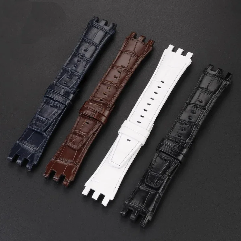 

New Style Watch Band Genuine Leather For Swatch SVG Mechanical Watch Series Svgk403 402 SVGB400 Bracelet Strap Men 22mm
