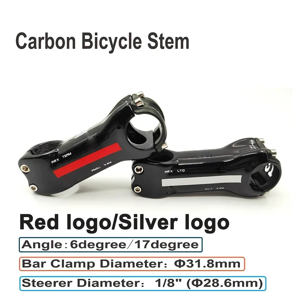 

Карбоновый вынос руля для шоссейного велосипеда, карбоновый вынос руля T800 для MTB, угол 6/17 градусов, диаметр рулевой трубы 28,6 мм, аксессуары для велосипедов