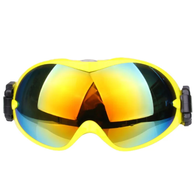 Adult Snowboard Ski Goggles Double Layer UV400 Skiing Sunglasses Plated Motocross Off Road Glasses