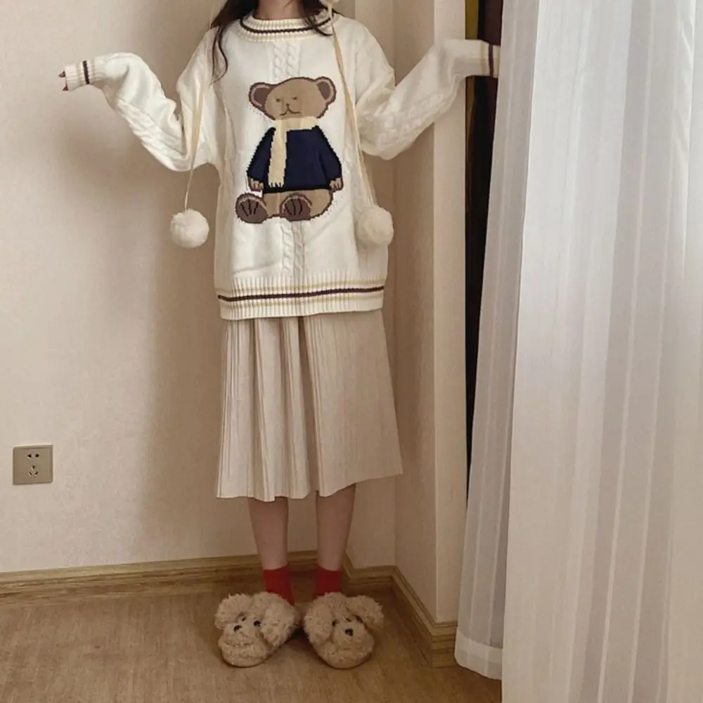 

Casual Soft Toy Poodle Slippers Lovely Animal Winter Dog Plush Slides Cute Thick Sole Fluffy Puppy Slippers Indoor