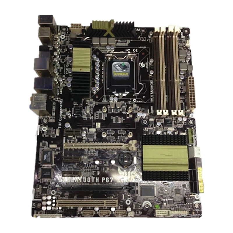 For Intel P67 SaberTooth P67 motherboard Used original LGA1155 LGA 1155 DDR3 32GB USB2.0 SATA2 Desktop Mainboard