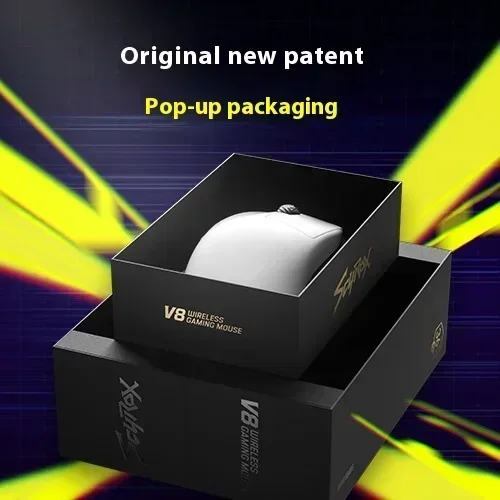 ماوس ألعاب Scyrox V8 PAW3950 8K الكمون المنخفض خفيف الوزن مخصص لاسلكي سلكي وضع مزدوج الفئران الكمبيوتر ملحقات رياضية إلكترونية هدايا