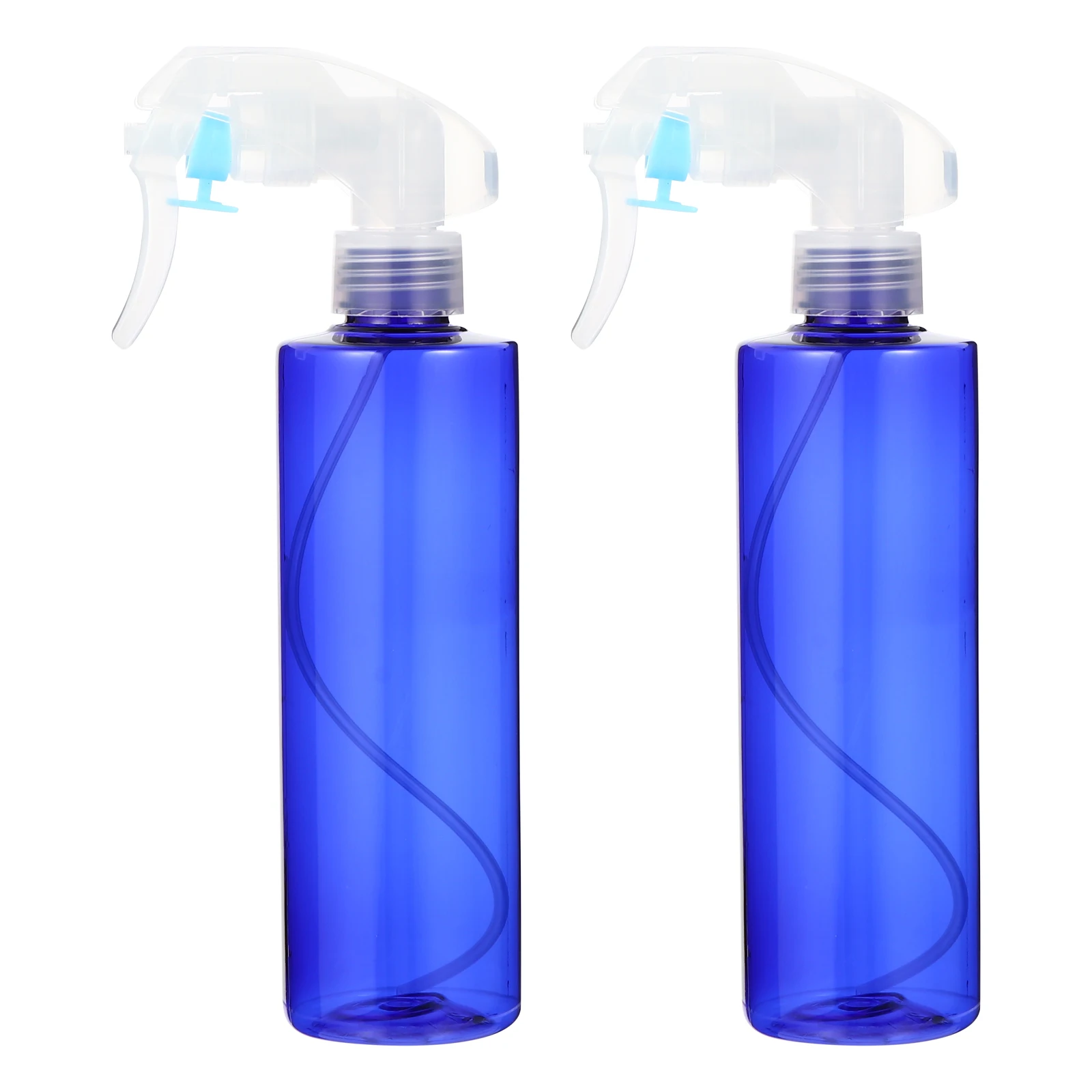 

2pcs 250ml Blue PET Refill Bottles Gun Sprayer Salon Plant Watering Plastic Trigger Bottle Mist Sprayer Safe Durable No