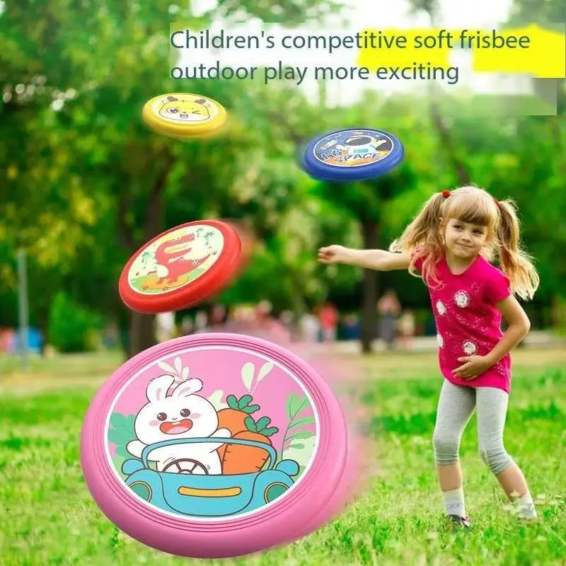 Flying Disc Toys for KidsOutdoor Sports Adults Beach Flying DiskHand Throwing Toys Parent-Child Interactive Game Boys GirlsGift