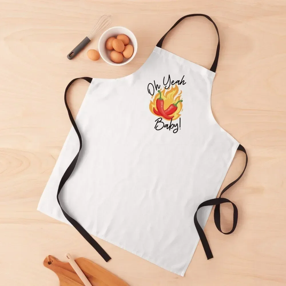 

Oh Yeah Baby! Chef Pasquale Tagline Apron professional hairdressing Barber Chef Accessories kitchen utensil Apron