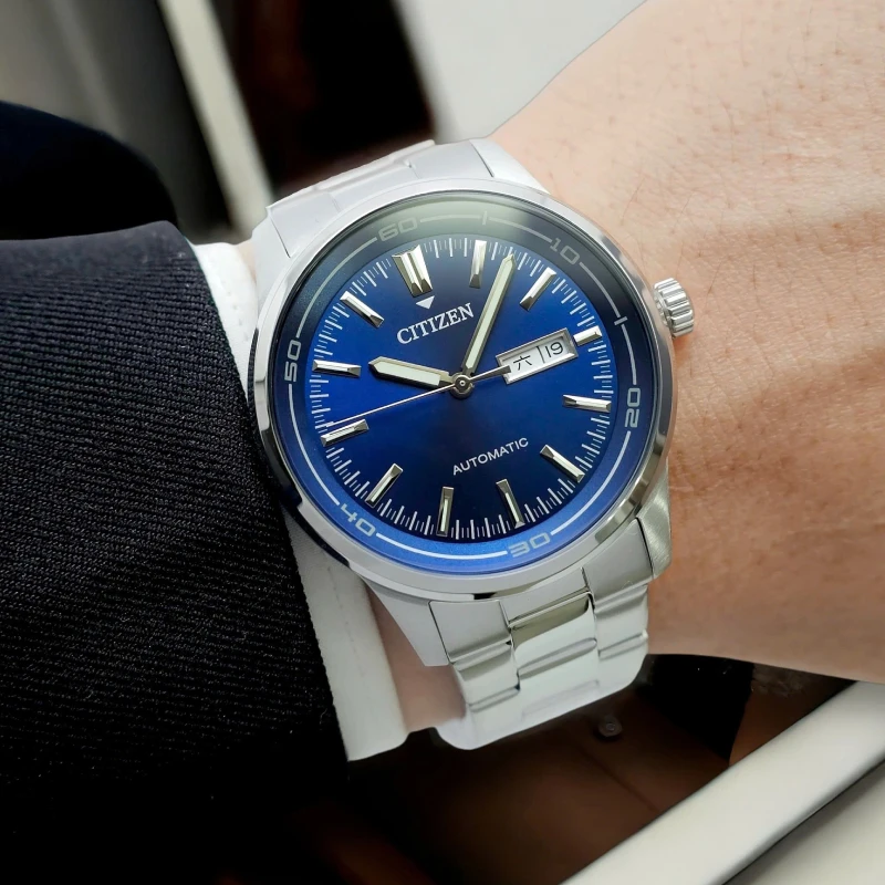 Original CITIZEN Japan Automatic Mechanical watches Luminous Business Waterproof Men's Watches Stainless Steel  NH8400-87L