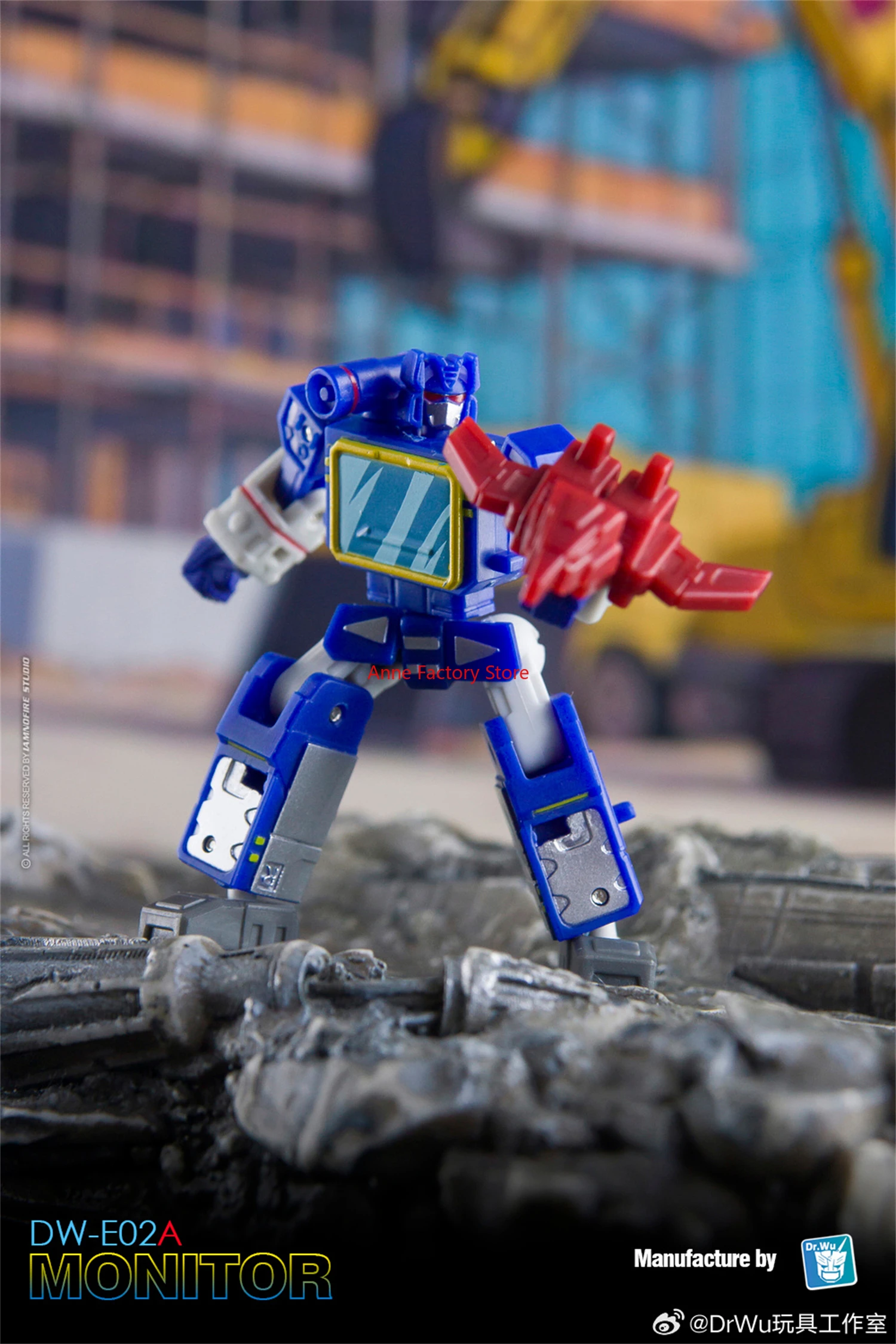 

[Presale With Two Heads ] Transformation Dr Wu DW-E02A DW-E16A Blaster Soundwave Anime Color 2PCS/SET Action Figure