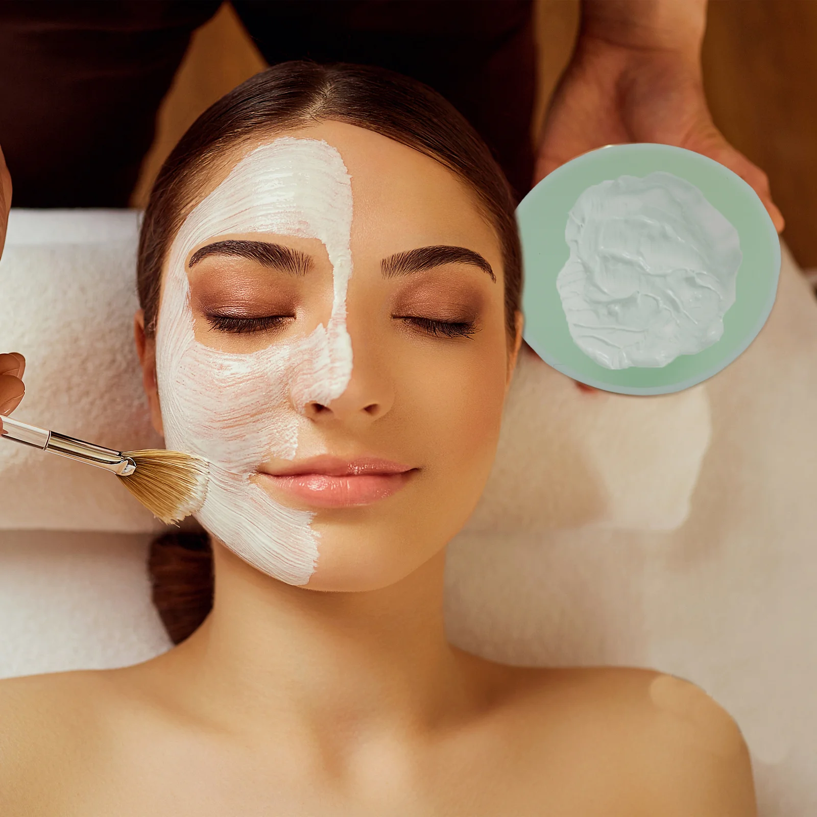 

5pcs Silicone Mask Bowl Soft Durable For Mixing Facial Masks Home Beauty Diy Tool Bowls Household Use Silicone Bowl