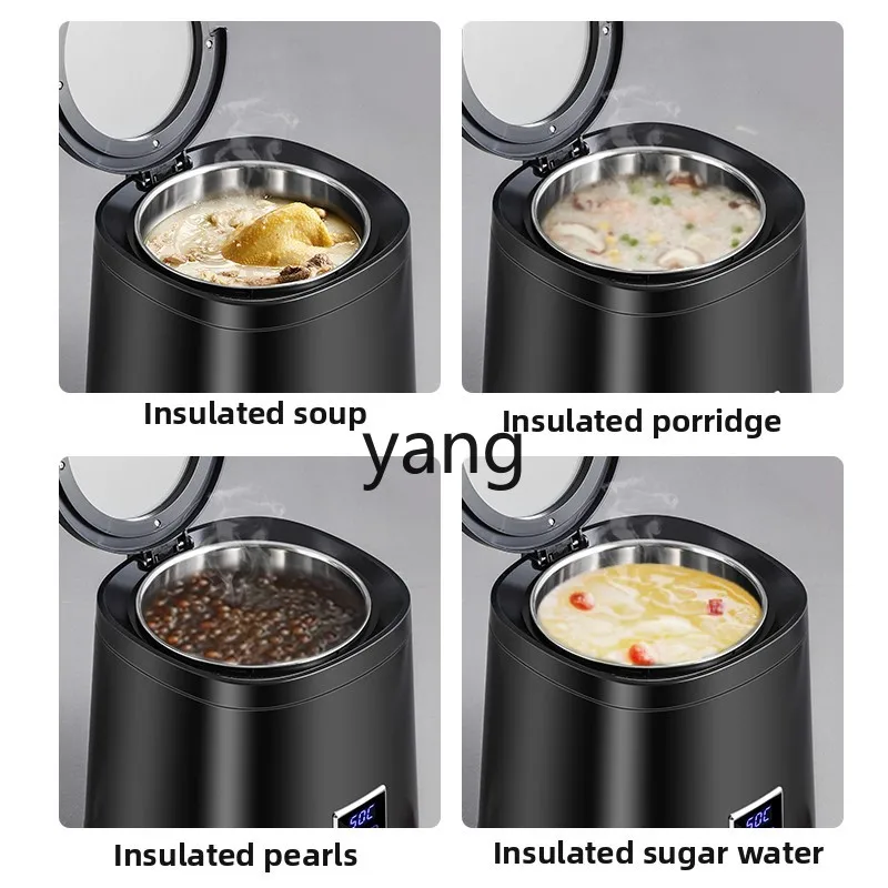 Cx stainless steel warm soup pot commercial upgraded buffet insulation bucket warm porridge pot