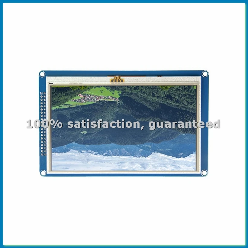 

5inch TFT LCD Touch Display Module 800x480, SSD1963 Controller Touch Panel SD Card Slot Color Touch Screen-BCBW