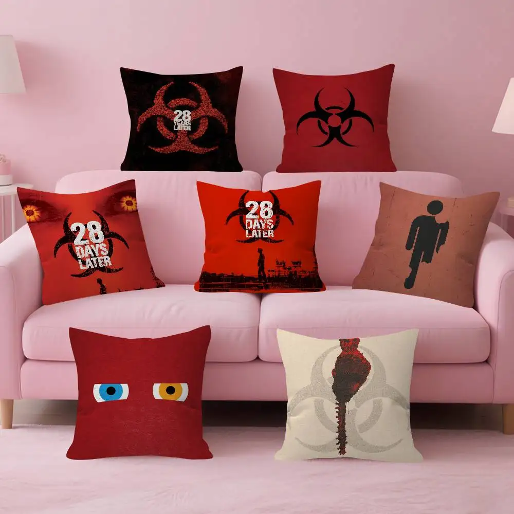 Movie Trror 28 Days Later  Pillow Gift Home Office Decoration Bedroom Sofa Car Cushion Cover case 45x45