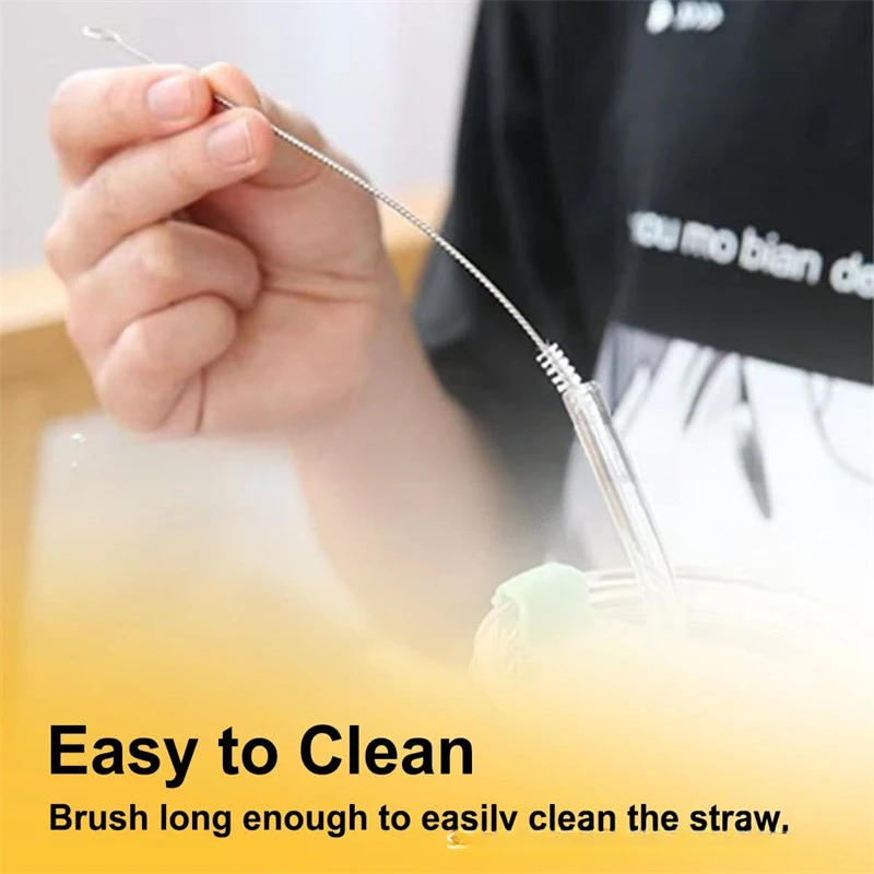 Replacement Straw Compatible for Stanley 20/30/40 Oz Cup Travel Tumbler Water Straw with Cleaning Brush Cup Accessories