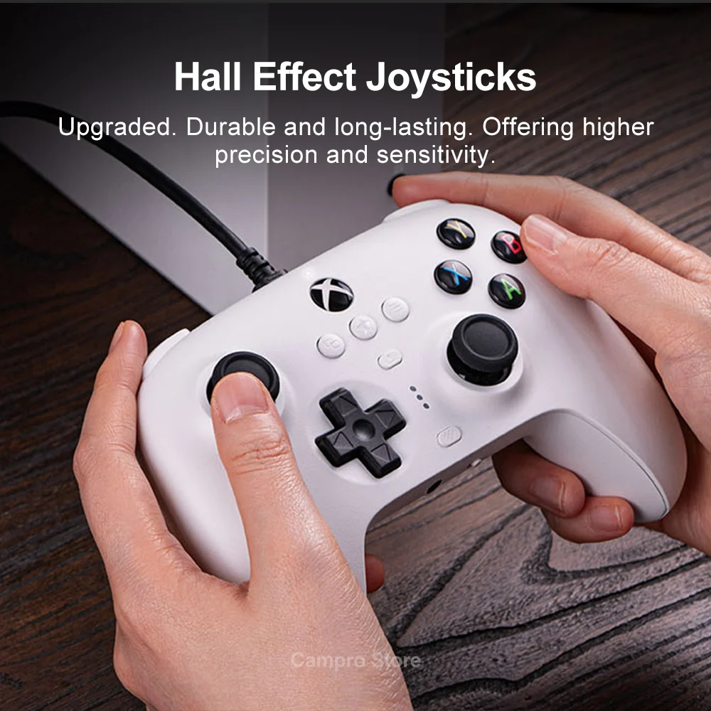 8Bitdo Ultimate Wired Controller Gamepad with Hall Effect Joysticks for Xbox Series S , Xbox Series X, Xbox One, Windows 10, 11