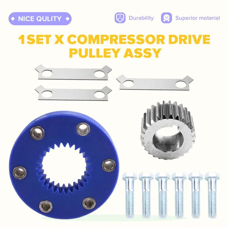 AS94-For Carrier X2 X4 7500 6600 MT Ultima 485000500 48-50005-00 Compressor Drive Pulley Assy New Coupling