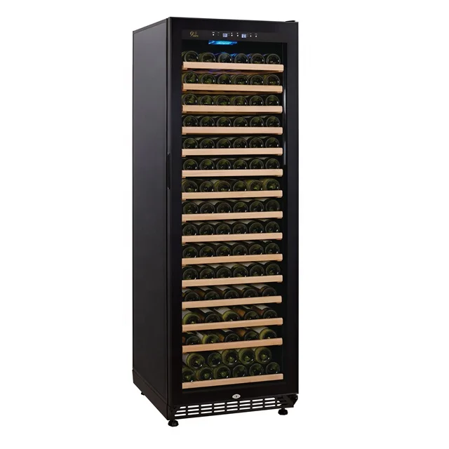 Noiseless 420L Freestanding Wine Refrigerator Home Cellar Beverage Fridge for Private Collection Storage Kitchen Bar Club