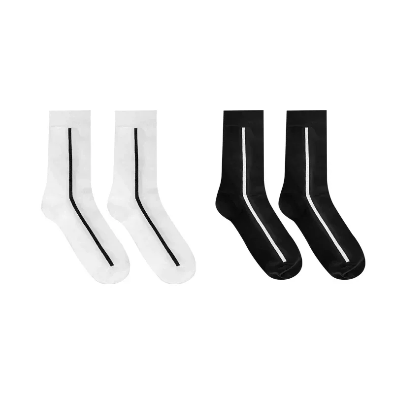 Summer new thin striped socks breathable street style sports socks cotton
