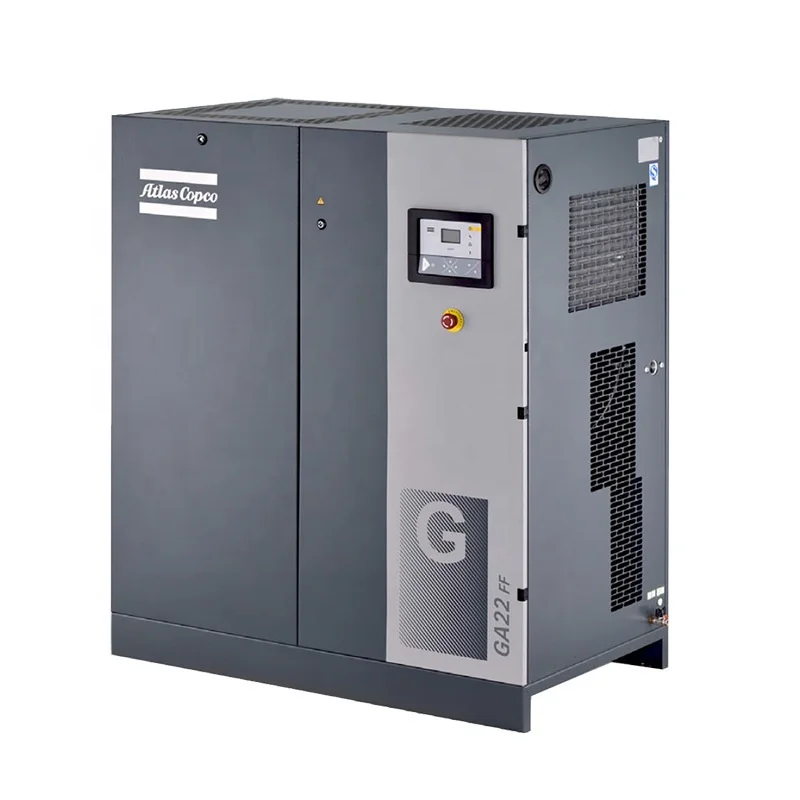 GA 22 oil-injected rotary screw air compressor GA15-26/ 11+-30 series with tank and dryer