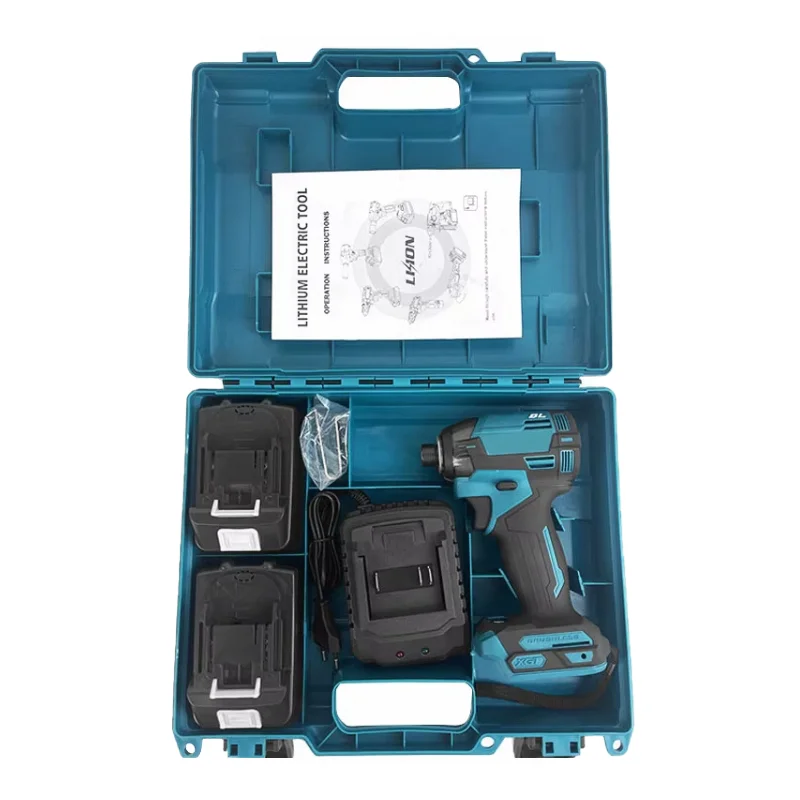 

High-Power Electric Cordless Drill Screwdriver Industrial Grade Battery Power Source-Factory Direct Price