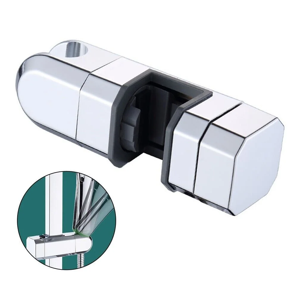 Adjustable Bracket Shower Mounting Brackets Chrome Shower Head Slider Bar Holder Bathroom Fixture 15mm-30mm