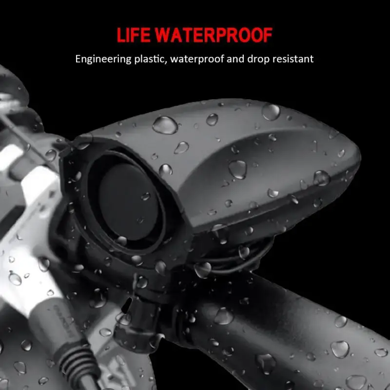 Велосипедный звонок, велосипедный мотоциклетный телефон, Противоугонный сигнал, громкий сигнал тревоги, звонок без батареи, аксессуары для дорожного велосипеда