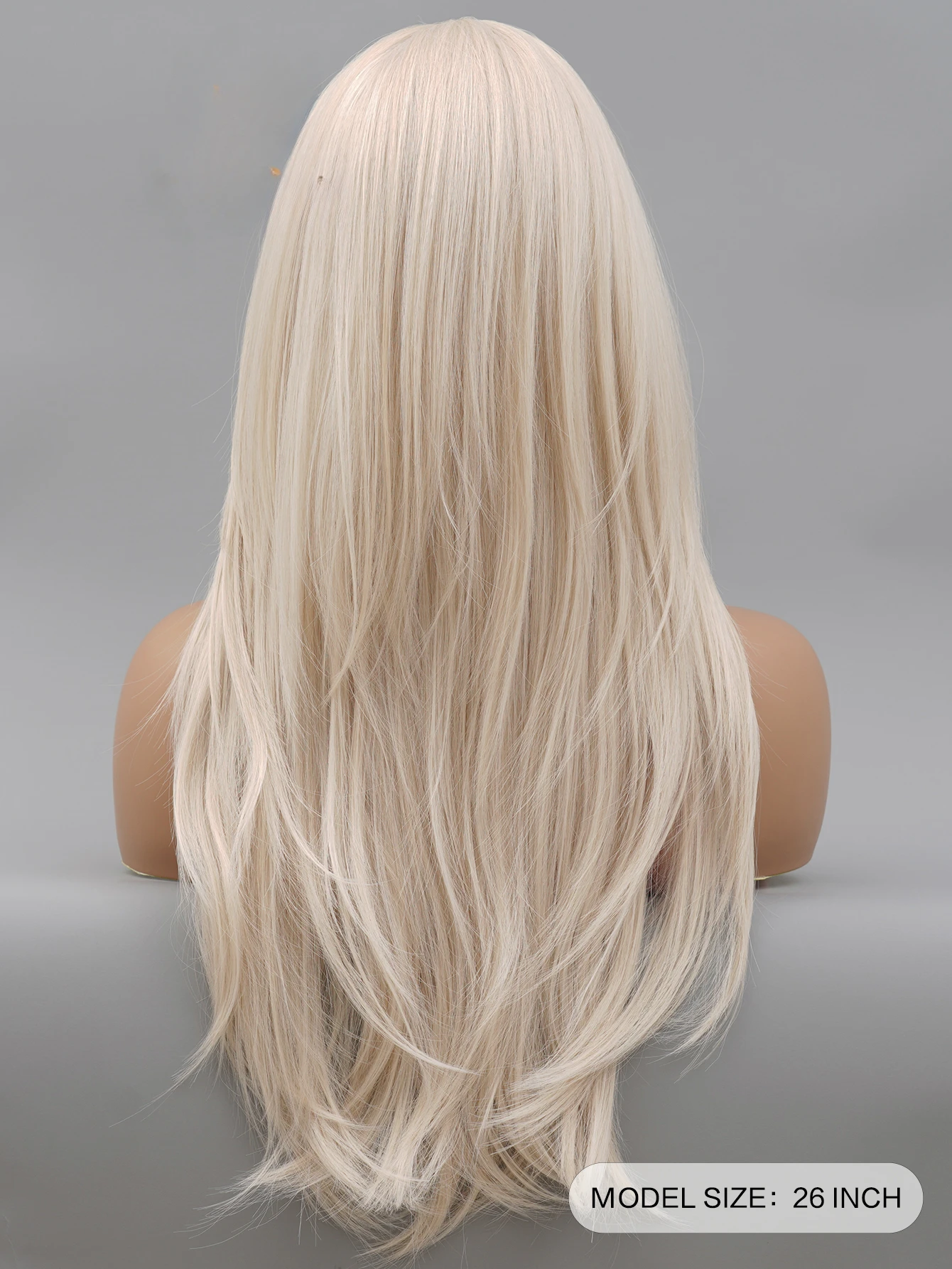 Gorgeous Barbie Blonde Long Straight Hair Synthetic  Suitable for Daily Wear Use Prom Party Wig