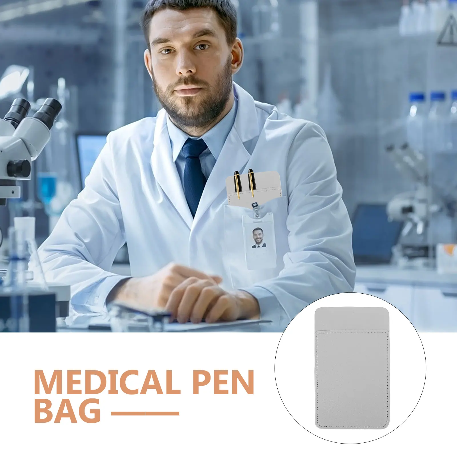 

Doctor Pen Holder Anti-Leak Pencil Bag Nurse Organizer Portable Storage Supply Hospital Work Study Convenient