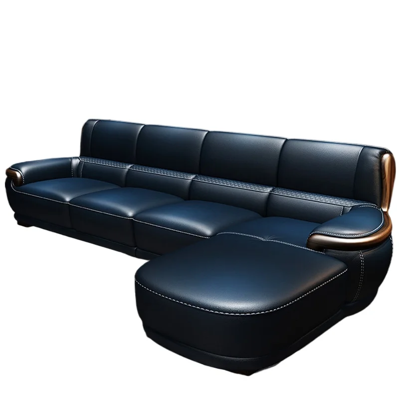 

Durable leather sofa, sunrise time than sofa design living room furniture