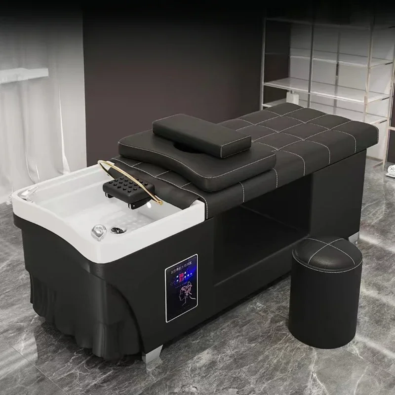 

Lying Waterproof Dirt-resistant Bed Basin Cosmetologist Chair Beauty Salon Cadeira Hair Stylist Reclining Bowl Sink Aesthetics