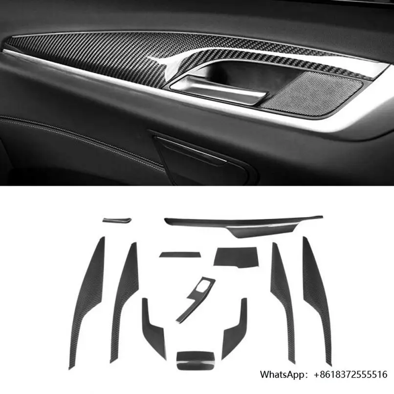 

12pcs/set 5series G30 LHD Carbon Fiber Car Interior Trims for G30 G38 2017-2019