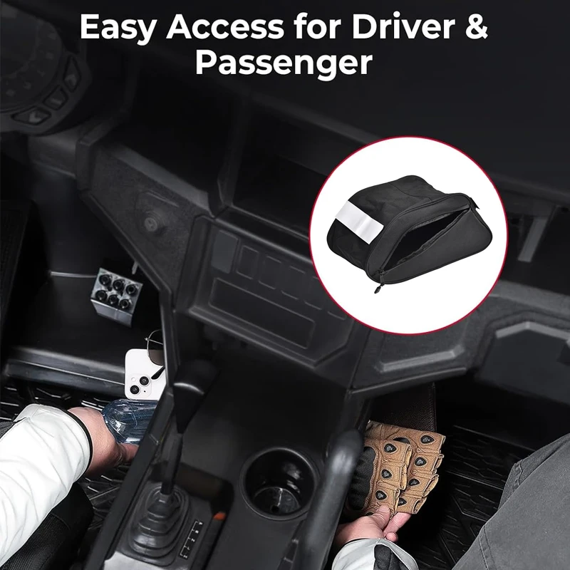 UTV Center Console Storage Bag Waterproof Tool Bag For Polaris General 1000/1000-4/XP 1000 2016-2025 UTV Accessories