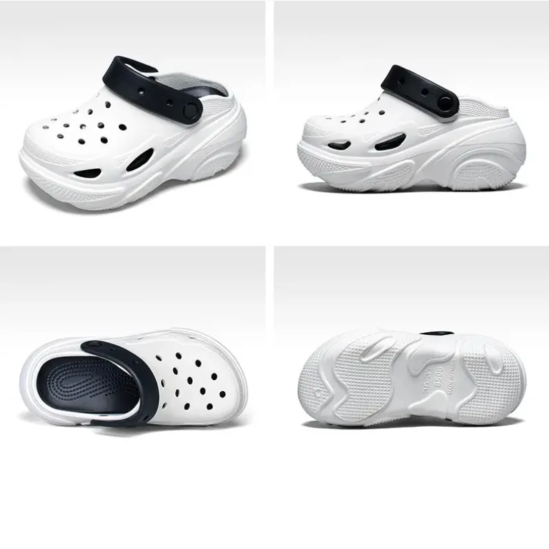 

Women's Fashion Platform Sandals Summer 2026 Thick Sole Soft Eva Clogs Garden Shoes for Women Hollow Out Non Slip Beach Sandals