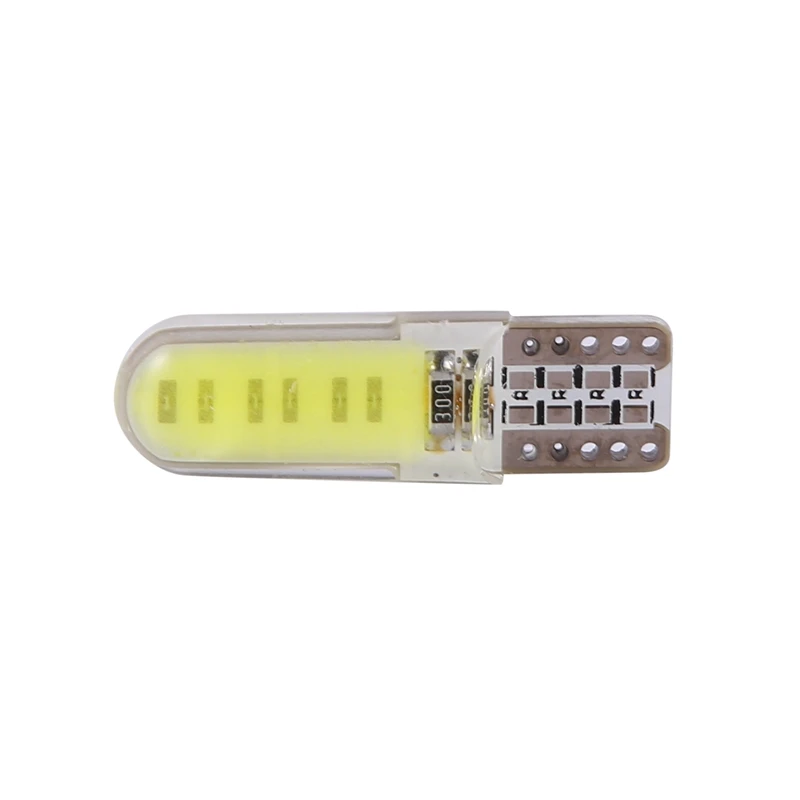 A024-10Pcs T10 W5W COB LED Car Auto Interior Wedge Side Parking Bulb Dome Light Lamp