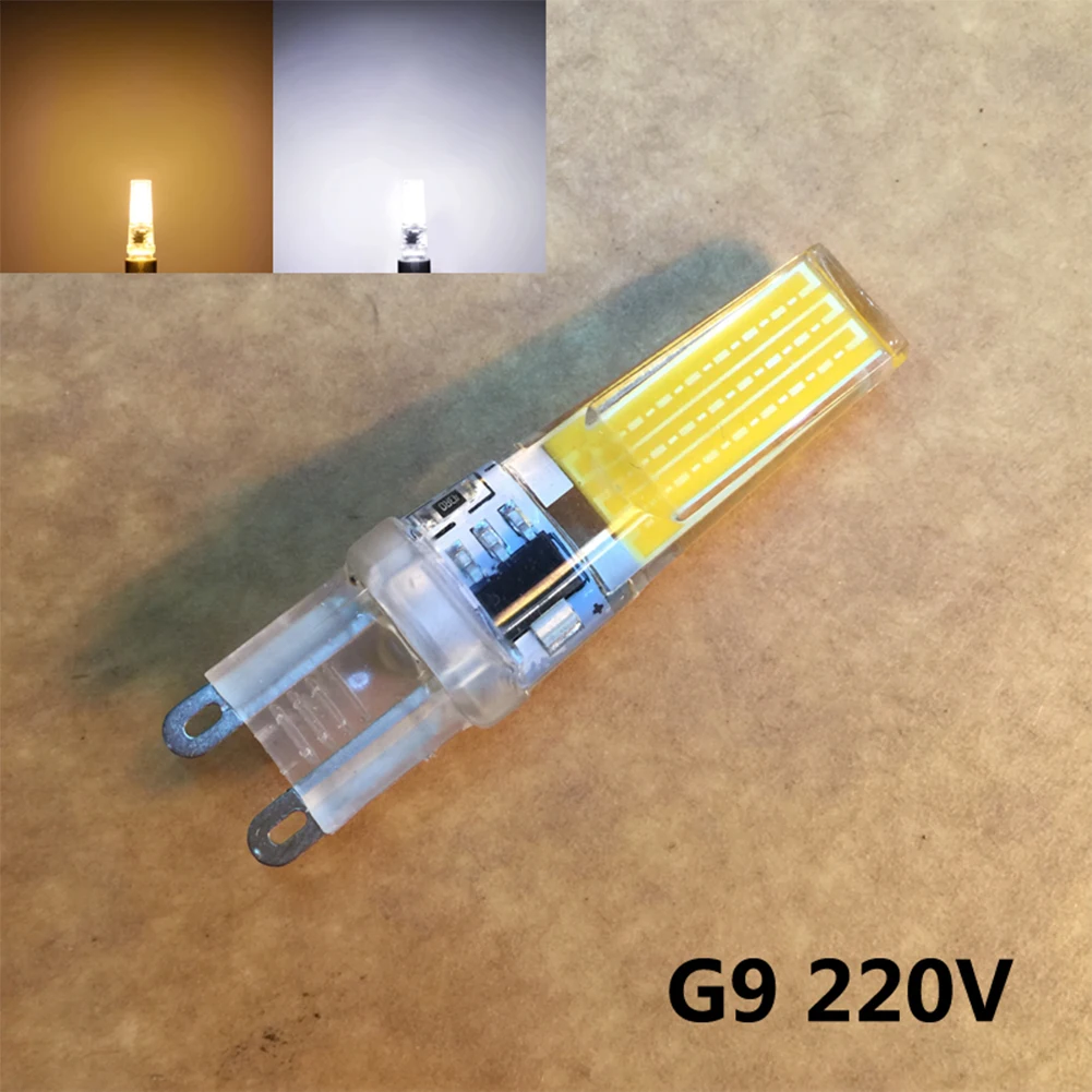 

G9 Led Corn Light G4 Silicone Lighting Cob Dimming Bulb 220v Energy Saving 9w Sapphire E14 Warm White Light 2508