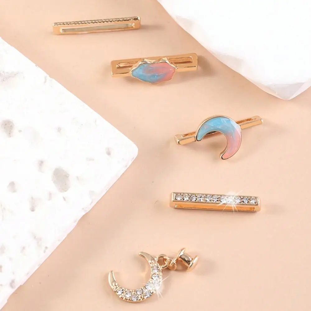 Mode metalen horlogeband ornament diamanten broche polsband bedels decoratieve nagelbandaccessoires