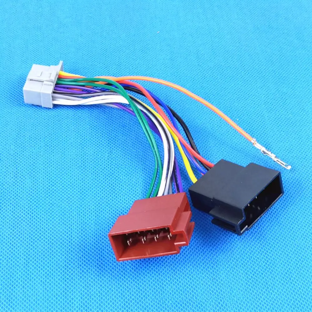 ISO Plug Wiring Harness Adapter For Alpine Panasonic Car Stereo Radio Connector Cable Audio Modification Component