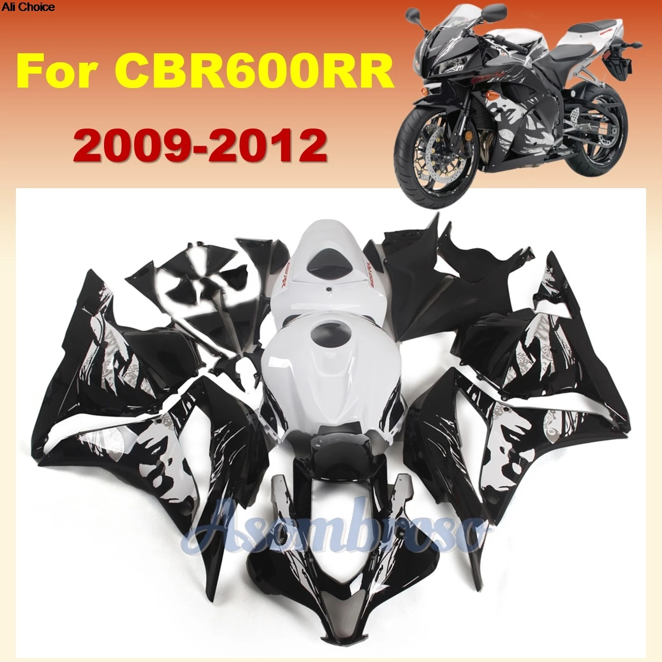 

Motorcycle Full Fairings Kit for HONDA CBR600RR F5 2009 2010 2011 2012 CBR 600 RR 09-12 CBR 600RR Leyla Edition Cowl Set