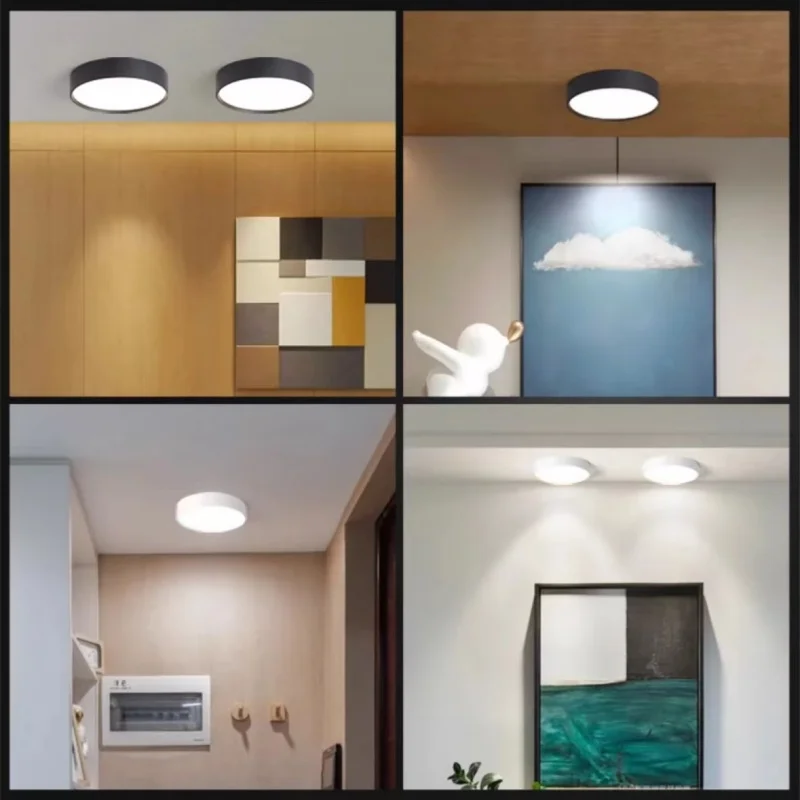 9 w12w18w24w Ultra cienki oświetlenie panelowe LED oprawa sufitowa kuchnia weranda balkon salon sypialnia oświetlenie LED