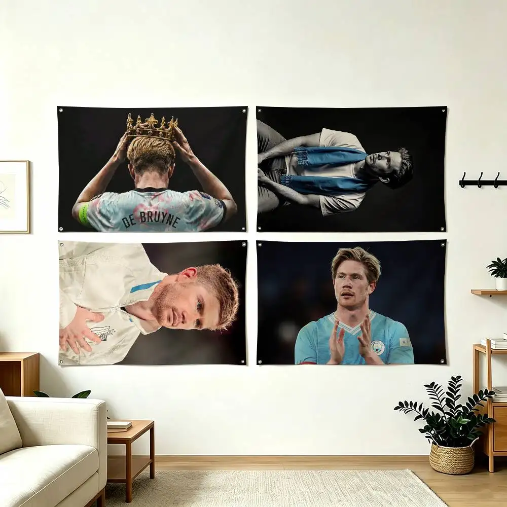 K-Kevin De Bruyne Football Flag Suitable For Party Club Outdoor Interior Wall Decoration Banner Fans Gift