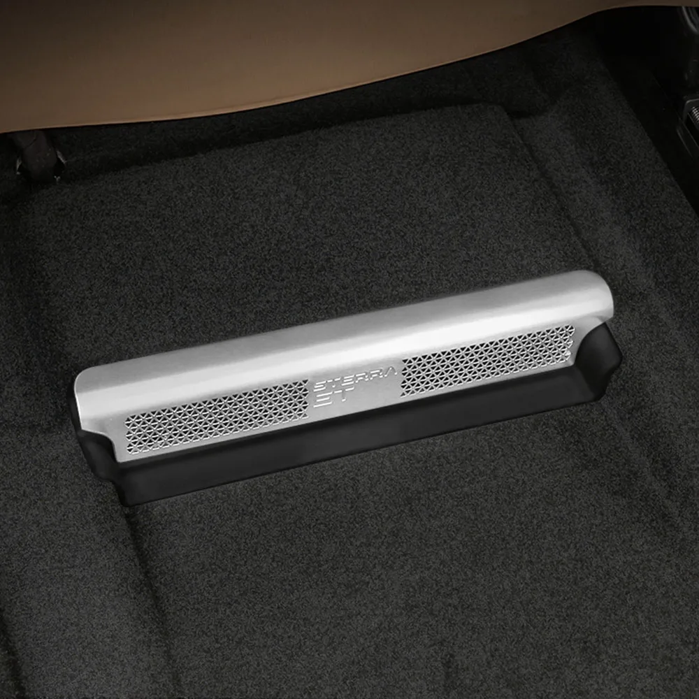 For EXLANTIX ET EXEED STERRA ET 2024 2025 Protective Cover For The Air Outlet Under The Seat Car Accessories Stainless Steel