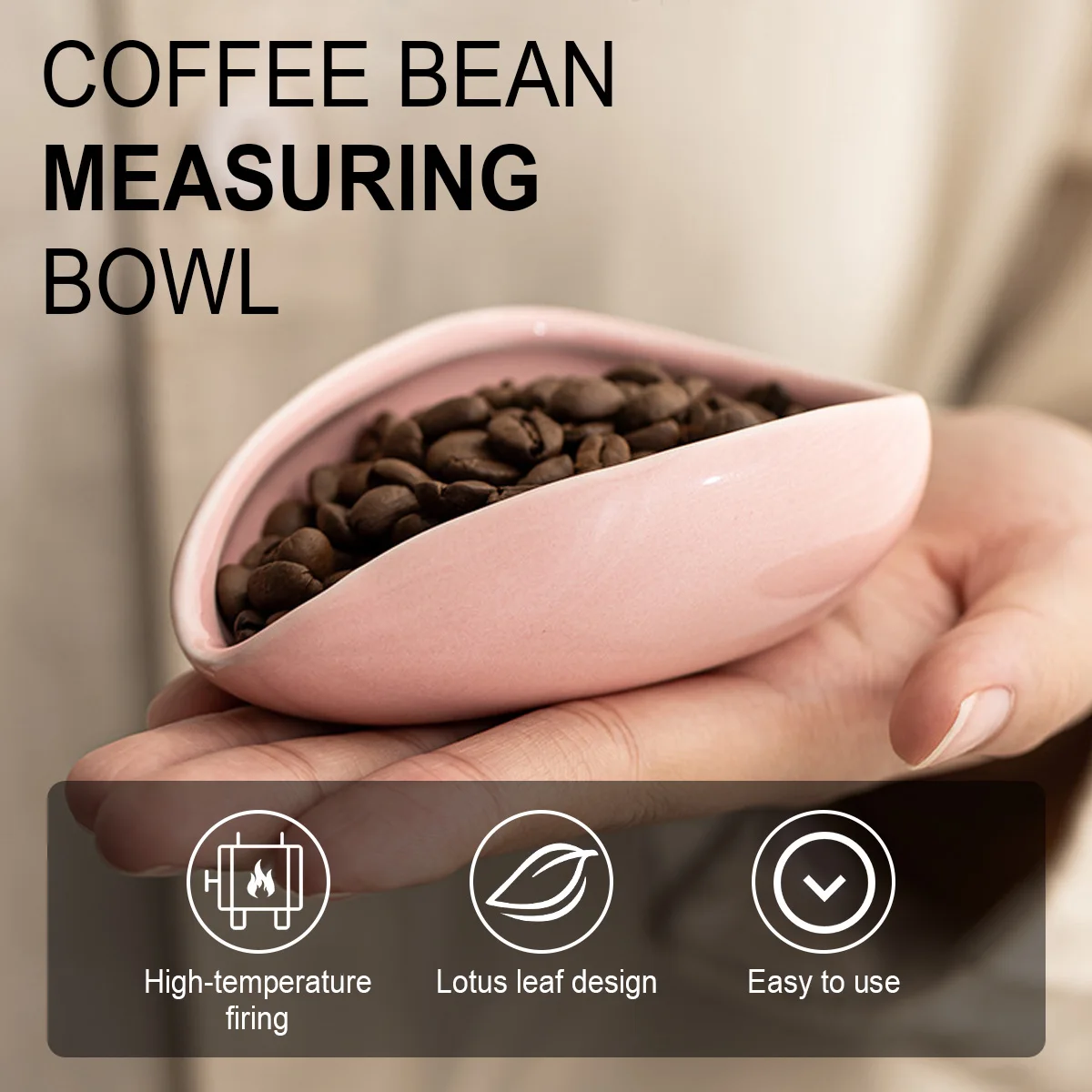 Coffee Bean Dosing Cup, RDT Spray Bottle Set, Coffee Bar Accessories, Ceramic Dosing Vessel Tray/Single Dose Measuring Tray Kit