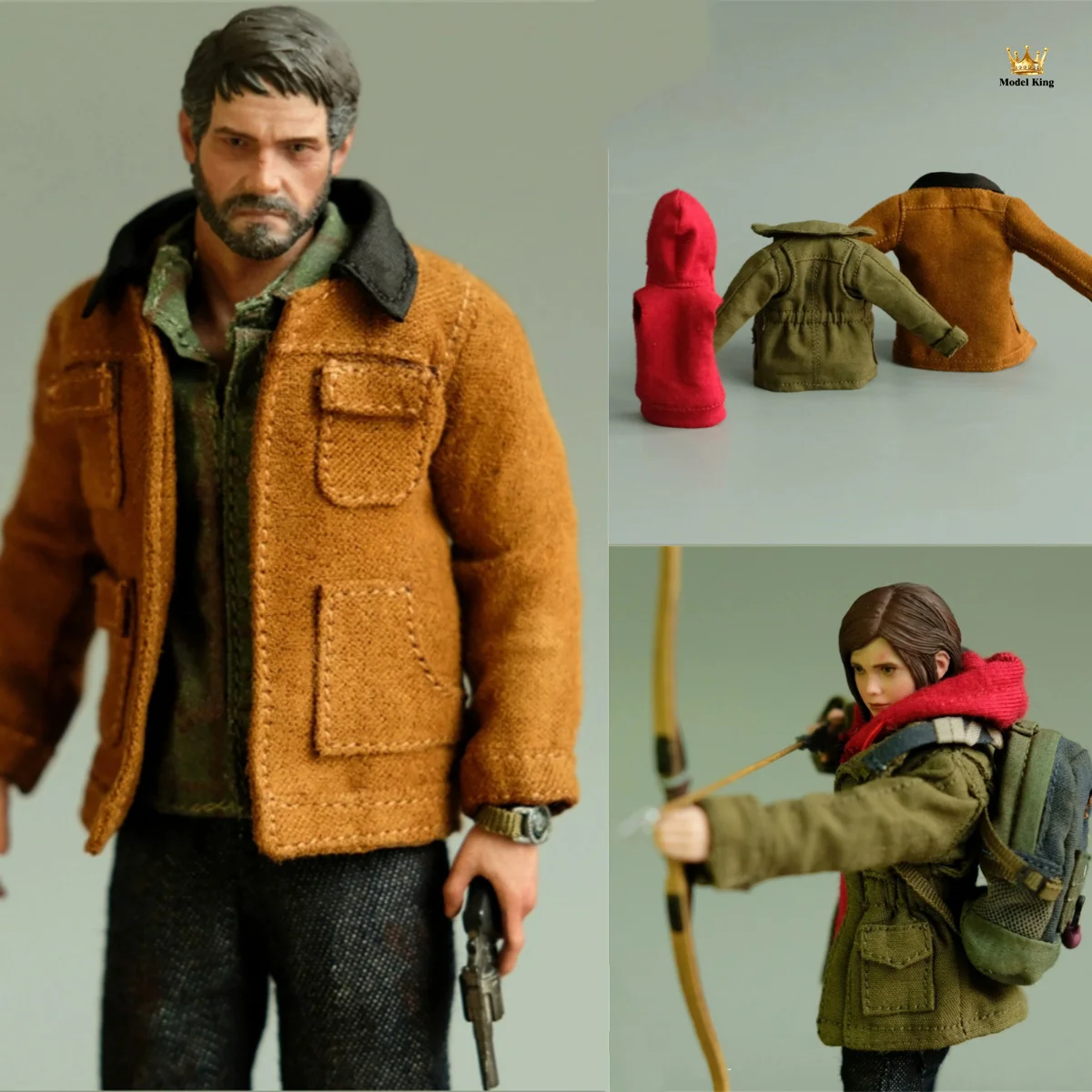 KLL-001 1/12 Joel Ellie Winter Outwear Hoodies Jacket Clothes Accessory Fit 6'' LIMTOYS Soldier Action Figure Body Model