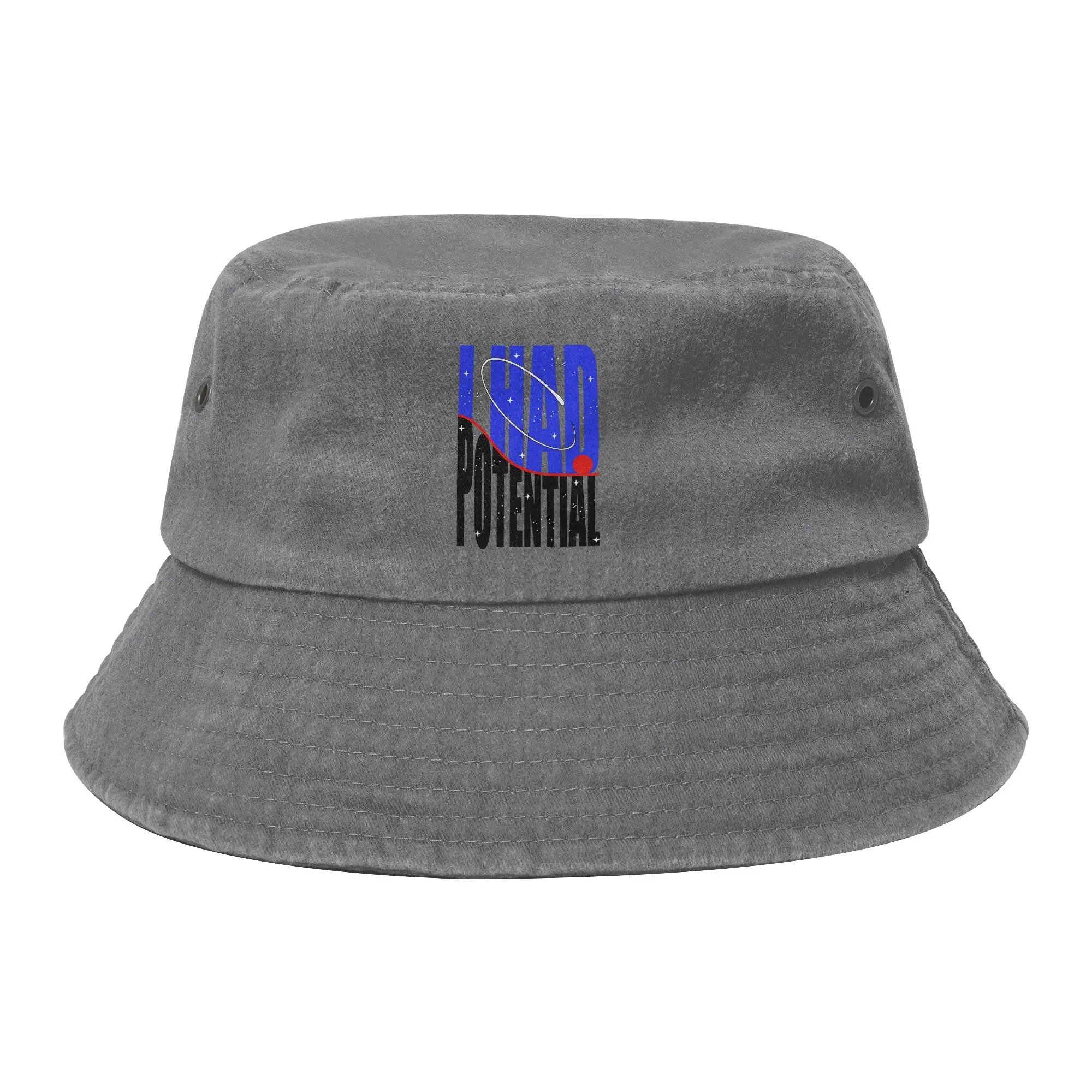 I Had Potential Bucket Hats Unisex Packable Project Hail Mary Distressed Denim Fishing Fisherman Cap Getaway Headwear Panama Hat