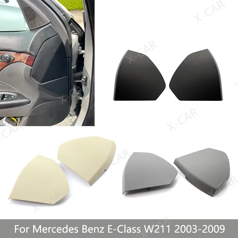 For Mercedes Benz E-Class W211 2003 2004 2005 2006 2007 2008 2009 Front Door Dashboard Side Corner Plastic Trim Cover 2117270148