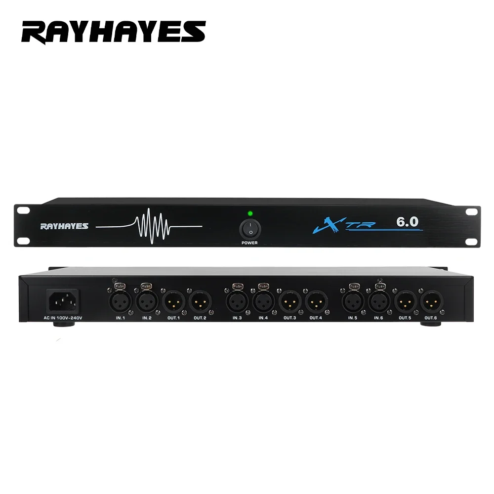RAYHAYES Professional Audio Feedback Suppressor XTR 2.0/4.0/6.0 Digital Signal Automatic Destroyer Processor Microphone System